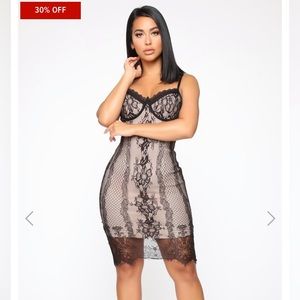 Fashion Nova Delicate Feelings Midi Dress BNWT